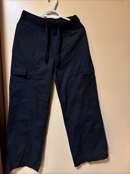 Bluenotes Pants - Women’s Black Cargo Drawstring Pants